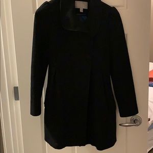 Black pea coat